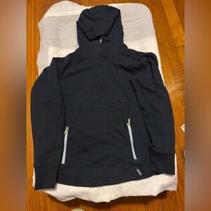 ARIAT WOMENS HOODIE NAVY BLUE SIZE S